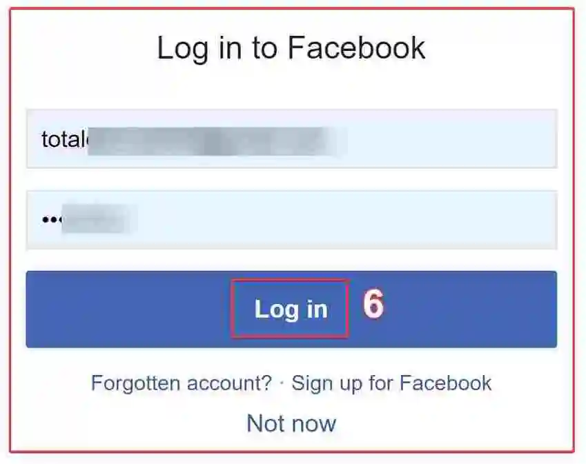Login to Facebook Account Before Instagram Connect