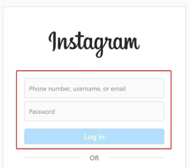 Login to Your Instagram Account
