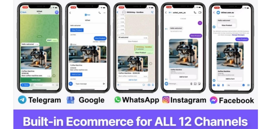 Ecommerce in Message2u