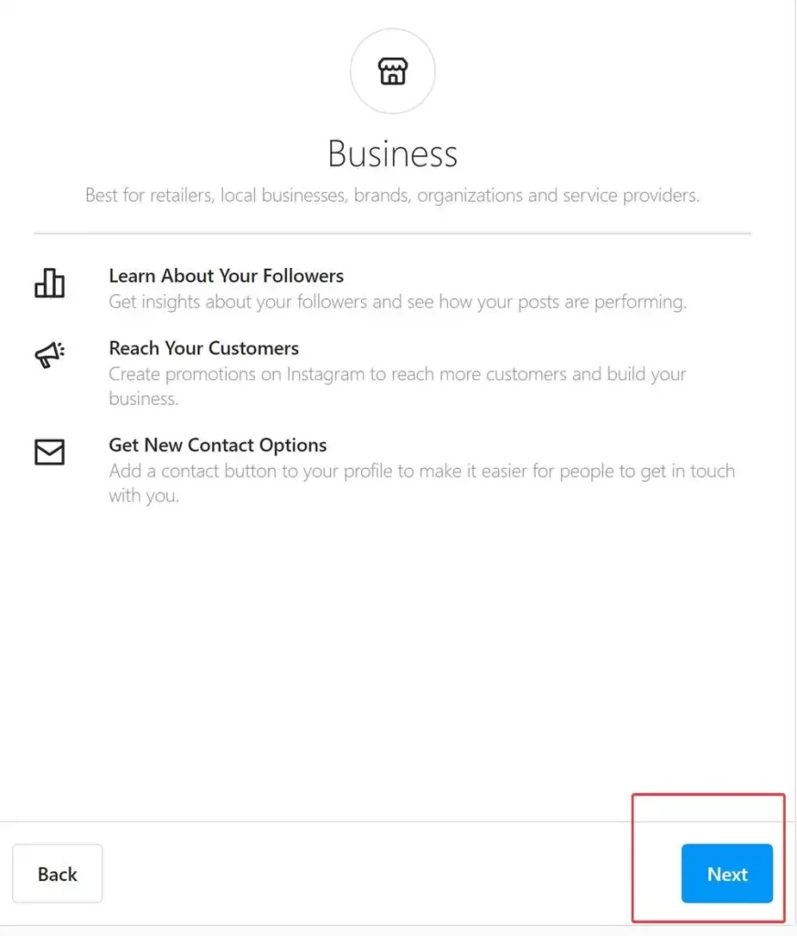 Business Account Function